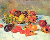 Pierre Auguste Renoir Canvas Paintings - Fruits from the Midi